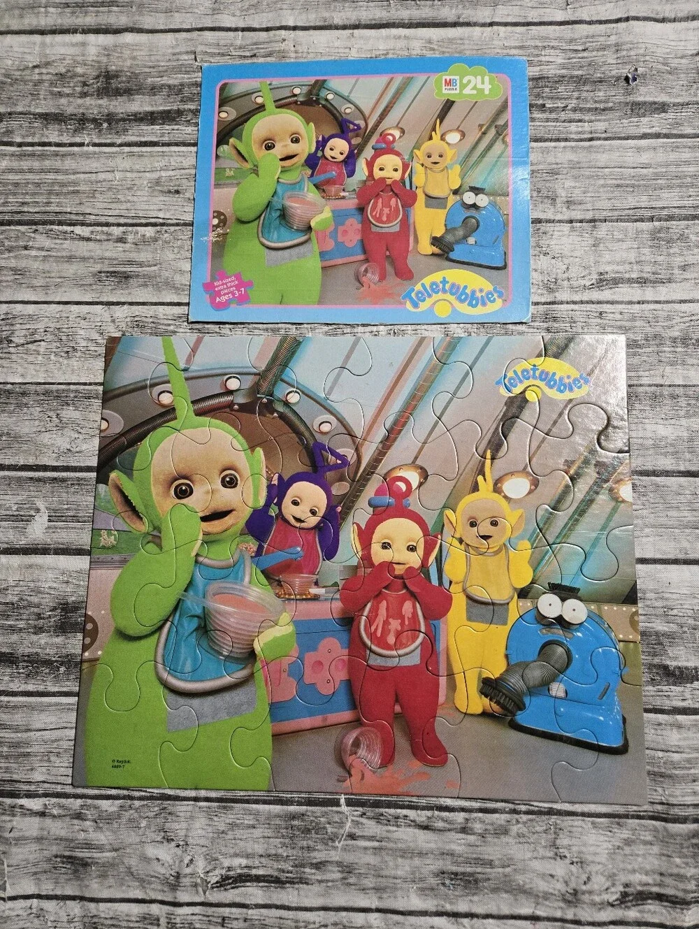 24 Piece Teletubbies Puzzle Jumbo Board Pieces Great Condition,  no box